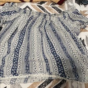 Off the shoulder shirt